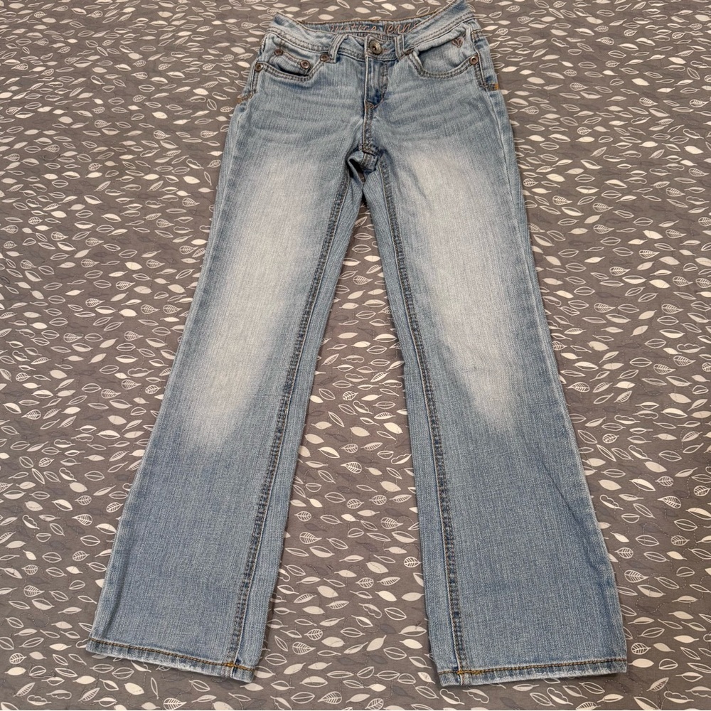 JUSTICE Girls’ Faded Blue Jeans, size 10S